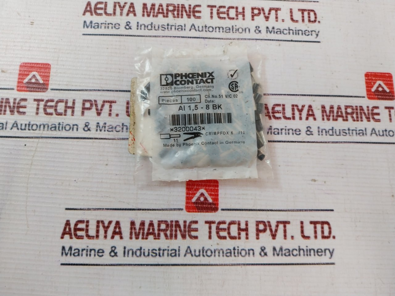 Phoenix Contact Ai 1,5-8 Bk Ferrule Bootlace Female 1.5mm2 Od 2mm - Image 7