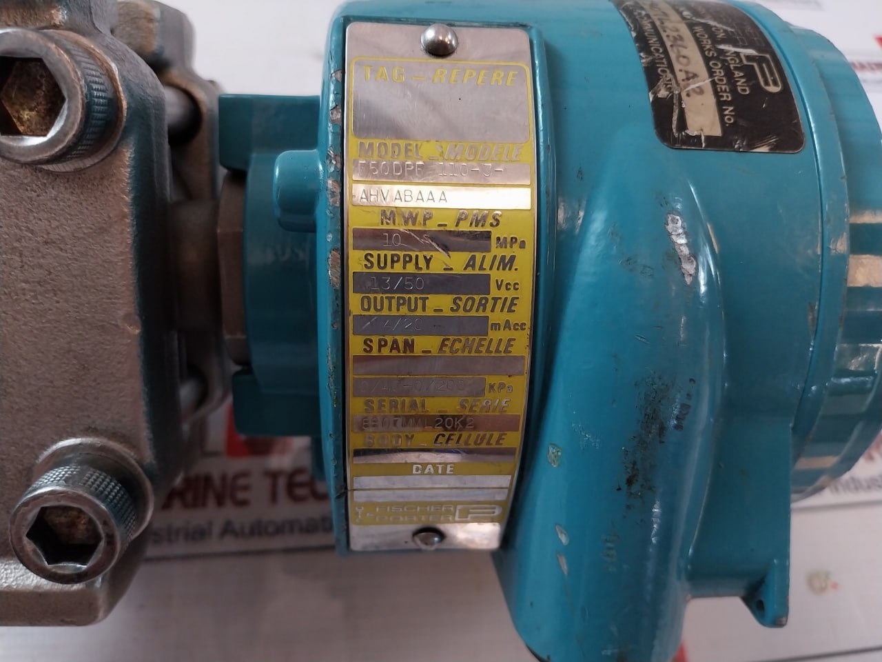 Fischer Porter F50dpf 110-3-ahvabaaa While Energised Tension - Image 9