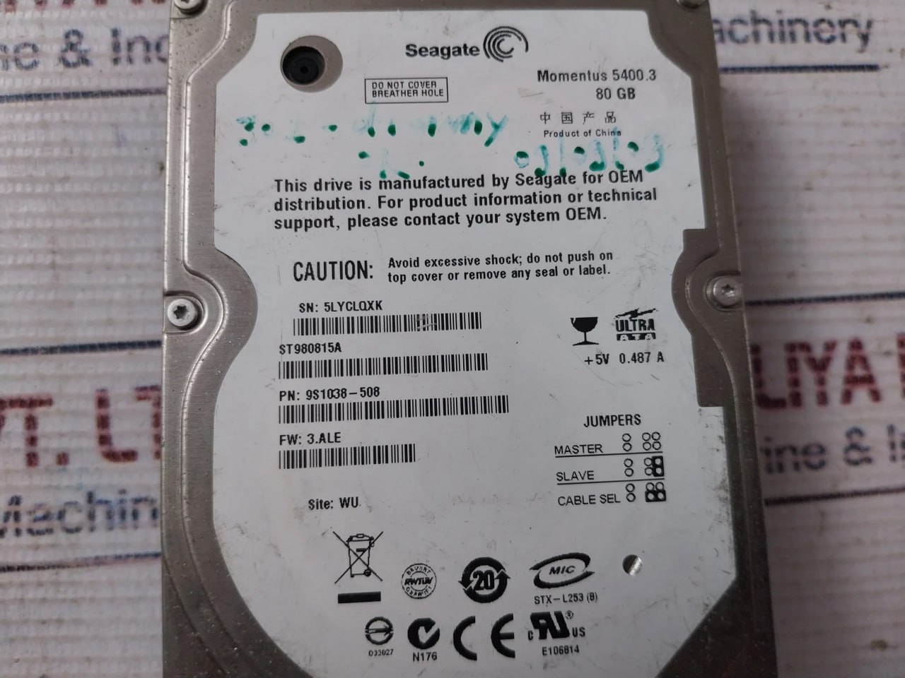 Seagate Oem 9s1038-508 Hard Disk Drive 80 Gb - Image 10