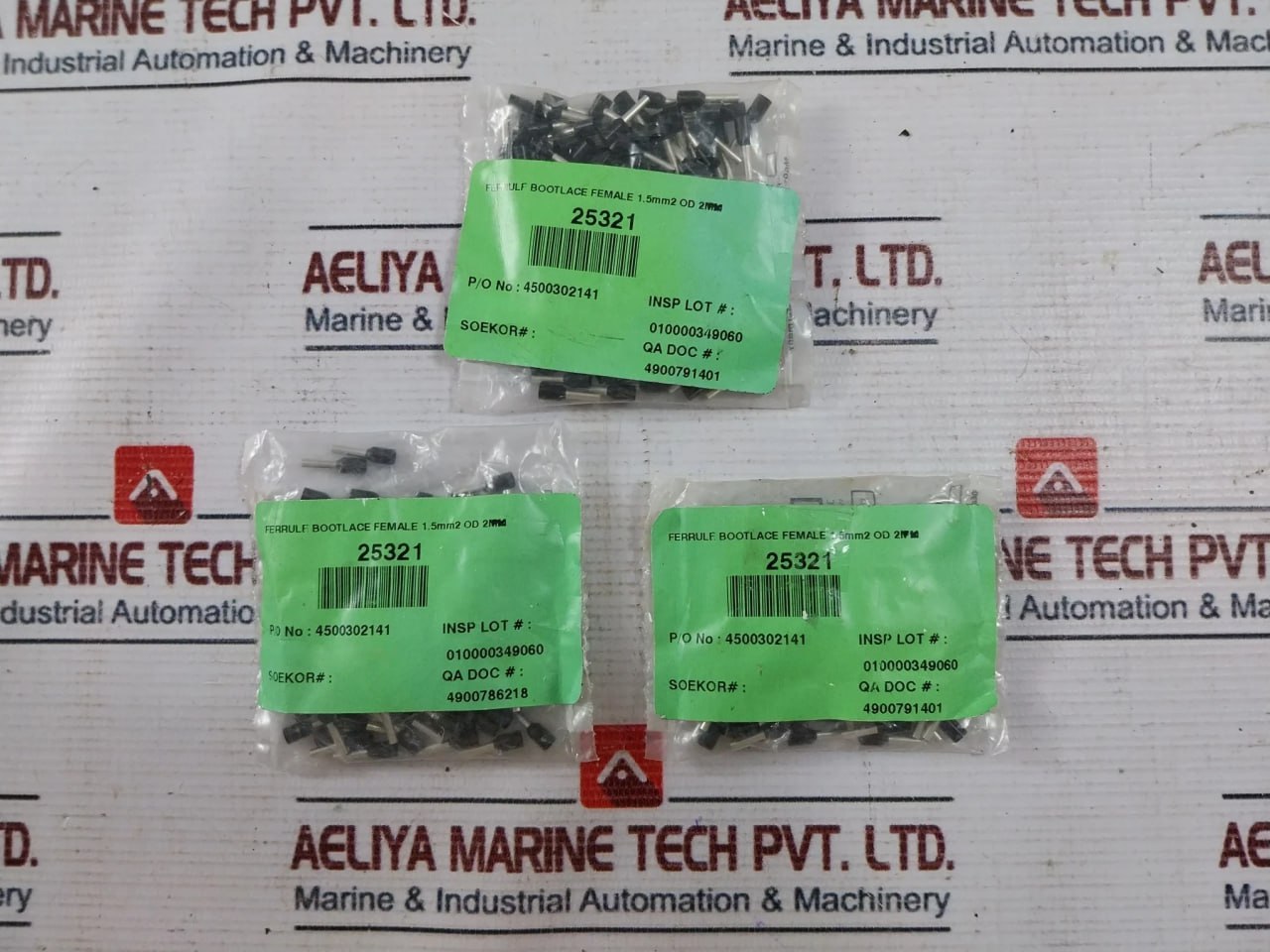 Phoenix Contact Ai 1,5-8 Bk Ferrule Bootlace Female 09 V/c 02