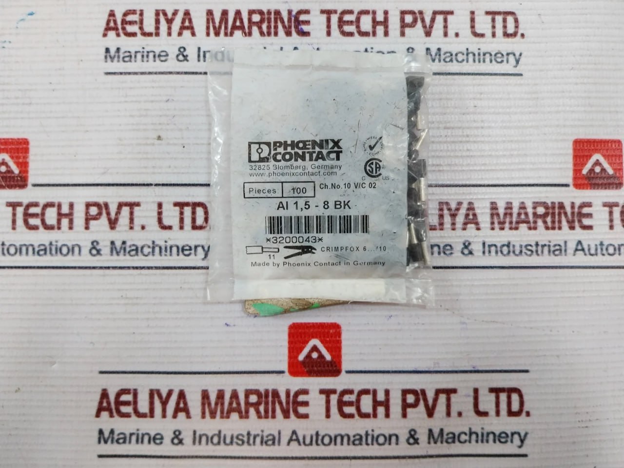 Phoenix Contact Ai 1,5-8 Bk Ferrule Bootlace Female 09 V/c 02 - Image 10