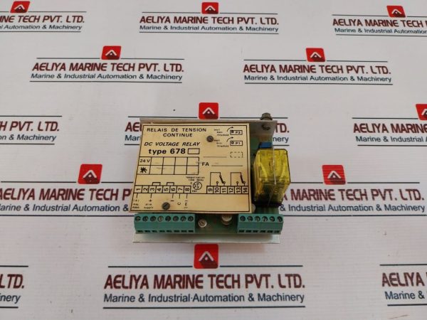 Aees 678 Dc Voltage Relay 24v