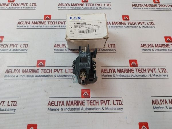 Eaton C25anb125b Definite Purpose Contactor