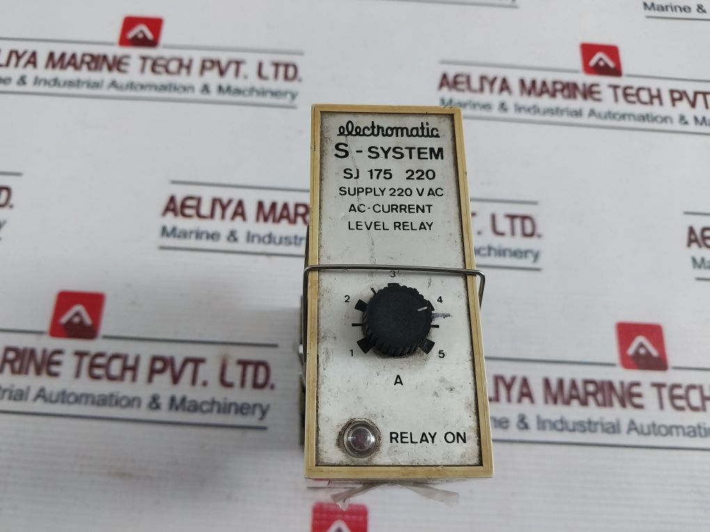 Electromatic Sj 175 220 Ac Current Relay With Base - Image 6