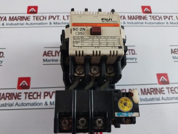 Fuji Electric Sc-2n [35] Magnetic Contactor With Tr-24 Thermal Overload Relay 35a - Image 6