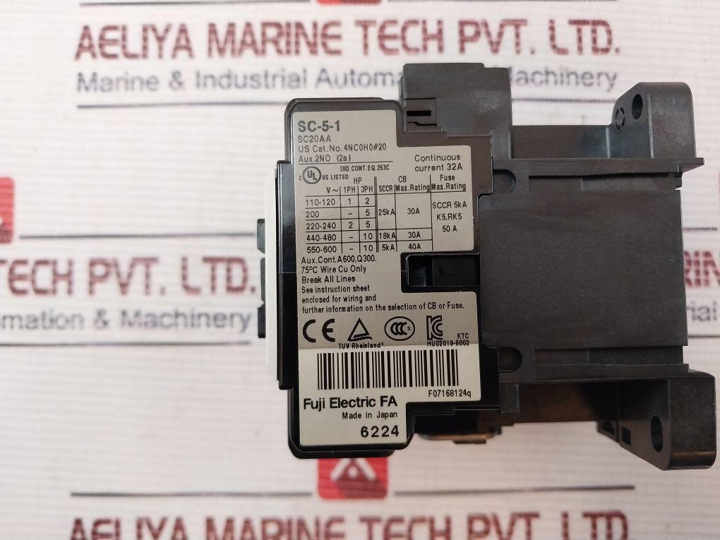 Fuji Electric Sc-5-1 [19] Contactor Ac100v 2a - Aeliya Marine