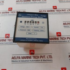 Larsen & Toubro 3 Phase 4 Wire Electronic Energy Meter 240v