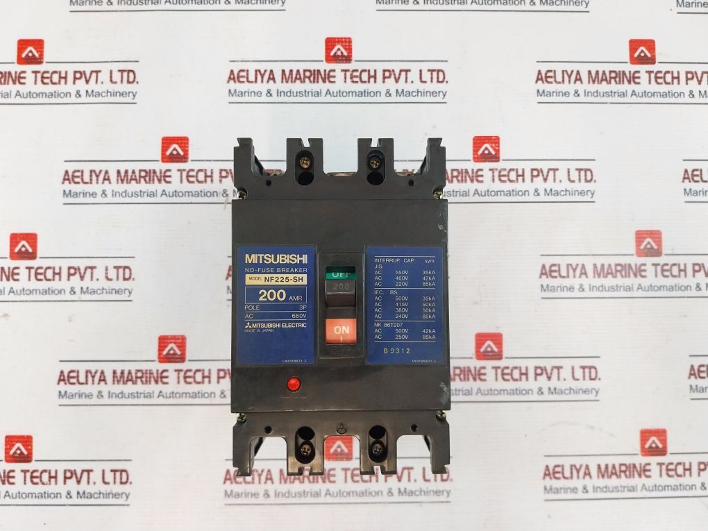 Mitsubishi Electric Nf225-sh No-fuse Circuit Breaker 200 Amp - Image 3