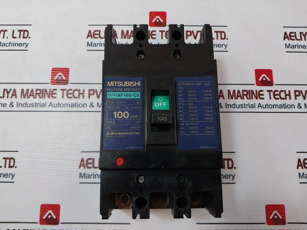 Mitsubishi Nf100-cs No-fuse Breaker Ac220v - Image 6