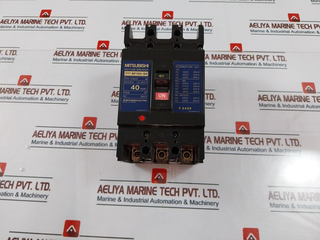 Mitsubishi Nf100-sh No-fuse Circuit Breaker Ac 660v