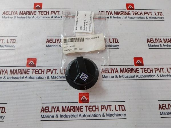 Mkn 209900 Black Knob 0-1 0-1