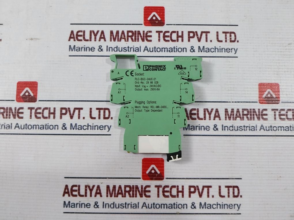 Phoenix Contact Plc-bsc-24uc/21 Relay Base 29 66 029 - Image 6