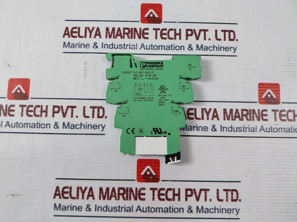 Phoenix Contact Plc-bsc-24uc/21 Relay Base 29 66 029 - Image 3