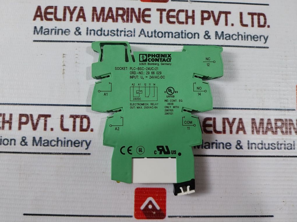 Phoenix Contact Plc-bsc-24uc/21 Relay Base 29 66 029 - Image 4