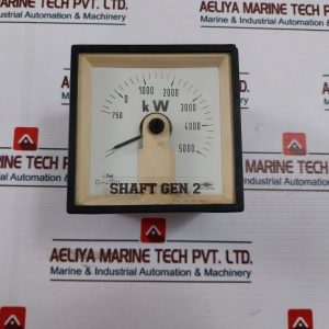 Radio-controle 750, 0-5000 Kw Analog Panel Meter