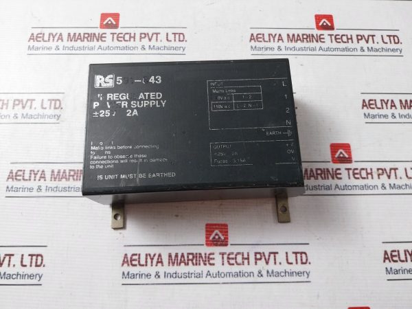 Rs 591-843 Unregulated Power Supply