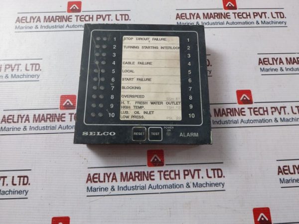 Selco M1000-29-10 Alarm Monitor