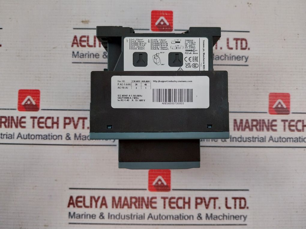 Siemens Sirius 3rt2326-1ap00 Contactor - Aeliya Marine