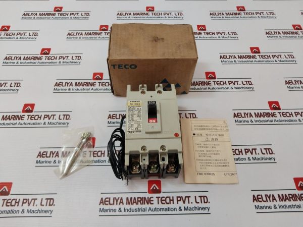 Teco To-100eb No-fuse Circuit Breaker 40°c