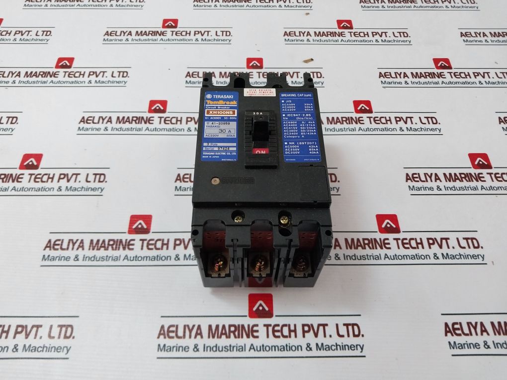 Terasaki Electric Xh100ns 3 Pole Circuit Breaker 30 A - Image 3