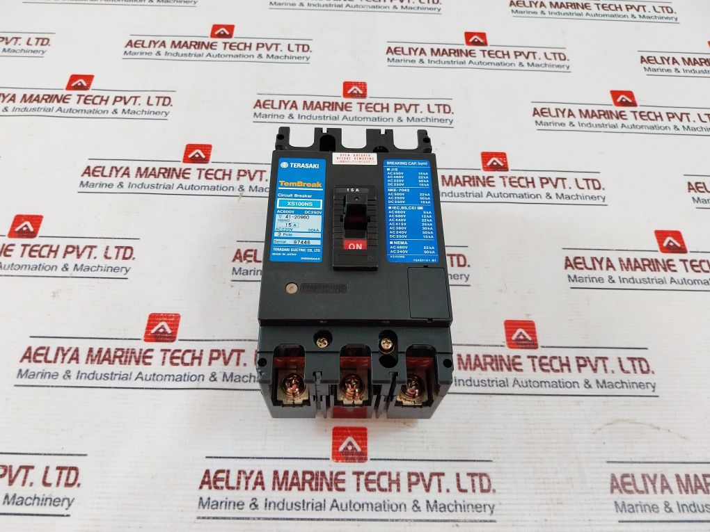 Terasaki Xs100ns 3 Pole Circuit Breaker Ac600v - Image 4