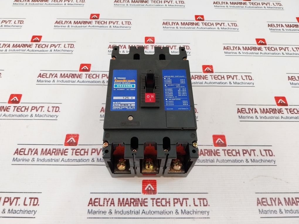 Terasaki Xs225ns 3 Pole Circuit Breaker 225a - Image 3