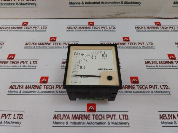 Abb Electric 0.5cap – 0.5ind Cos Φ Power Factor Meter
