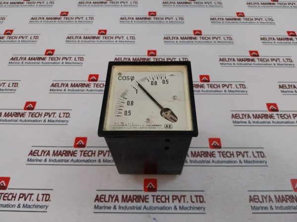 Automatic Electric 0.5-1-05 Cos Φ Power Factor Meter