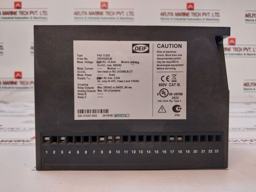 Deif Fas-113dg Controller Synchroniser - Image 6