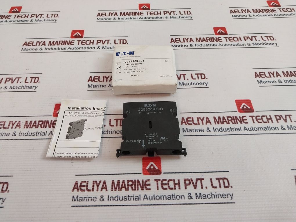 Eaton C25320kg01 Auxiliary Contact 10a