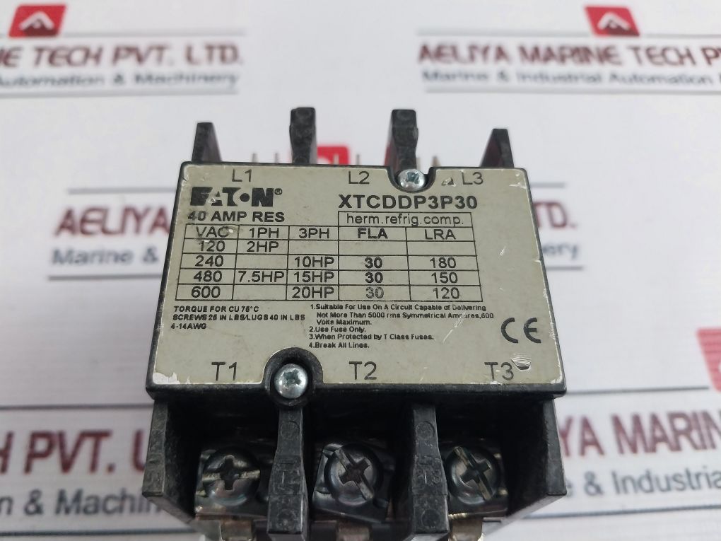 Eaton Xtcddp3p30 Ac Mangentic Contactor - Image 6