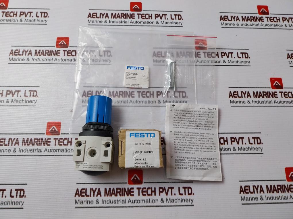 Festo Lr-1/4-db-7 Mini Pressure Regulator