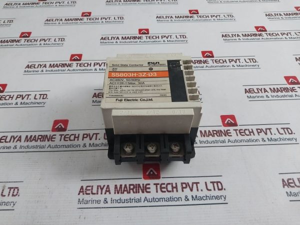 Fuji Electric Ss803h-3z-d3 Solid State Contactor