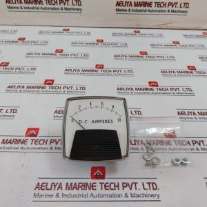 General Electric 0 – 10 D-c Amperes Panel Meter