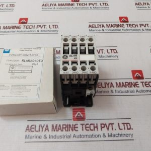General Electric Rl4ra040td Auxiliary Contactor