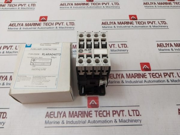 General Electric Rl4ra040td Auxiliary Contactor