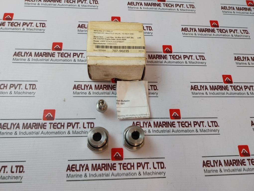 Gilmore 2711899-21 Shuttle Valve Repair Kit