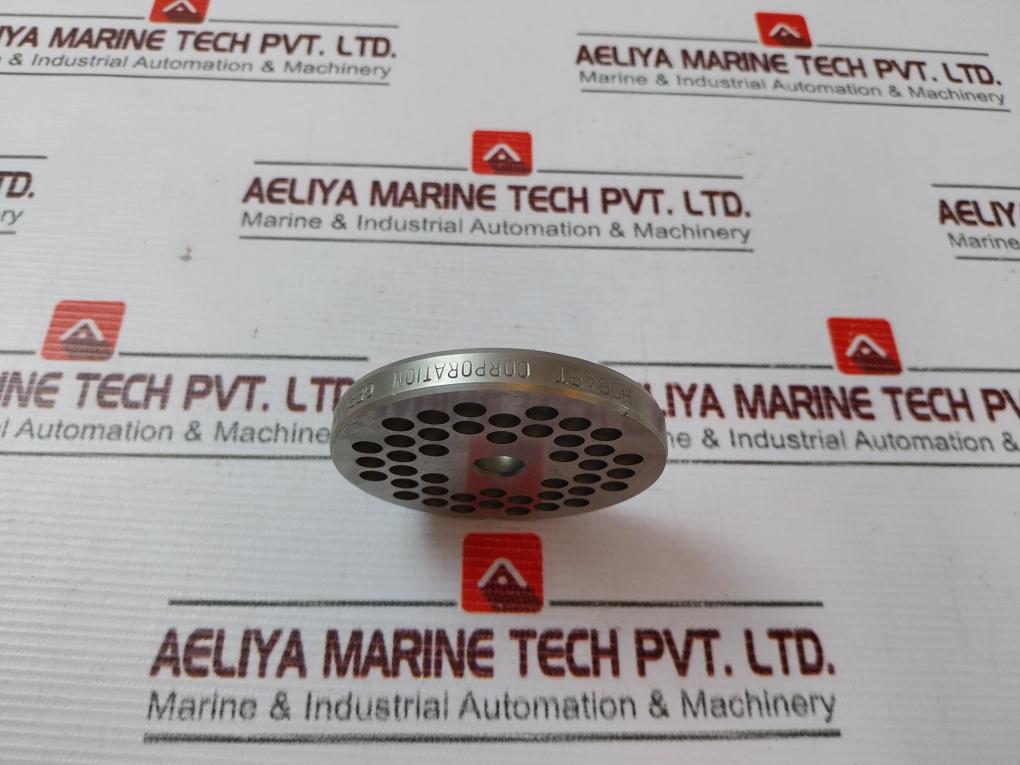 Hobart 12-1/4 Large Burger Grind Meat Grinder Disc Plate - Image 3