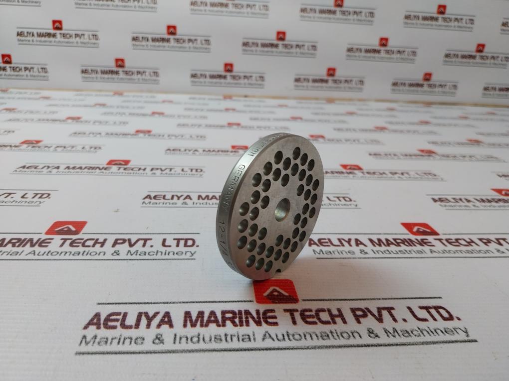 Hobart 12-1/4 Large Burger Grind Meat Grinder Disc Plate - Image 4