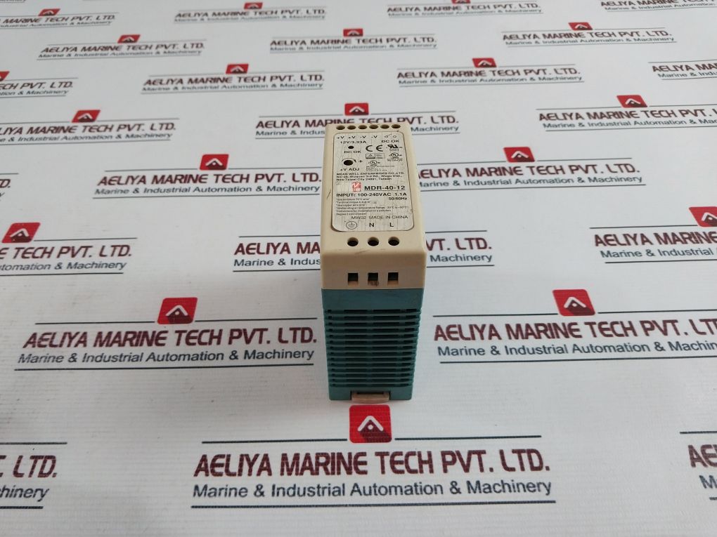 40w 12v Power Supply Meanwell Mdr-40-12 Din Rail Switching Power Supply