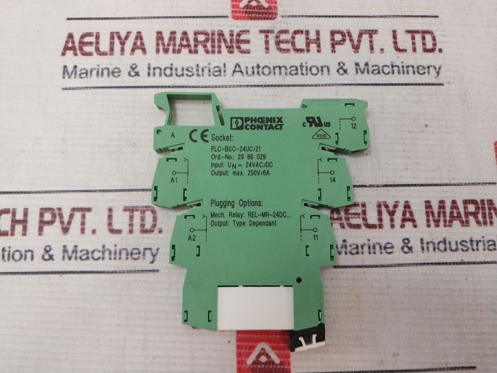 Phoenix Contact Plc-bsc-24uc/21 Relay Base 29 66 029 - Image 6