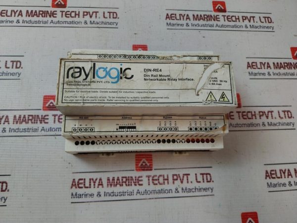 Raylogic Din-re4 Networkable Relay Interface