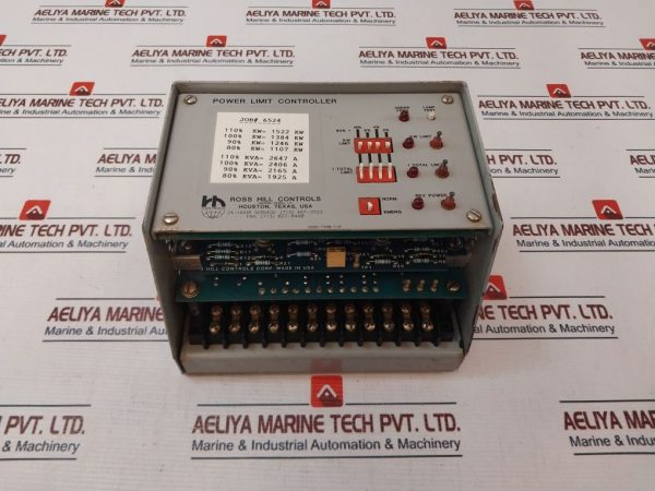 Ross Hill Controls 0000-7498-04f Power Limit Controller Rev.a