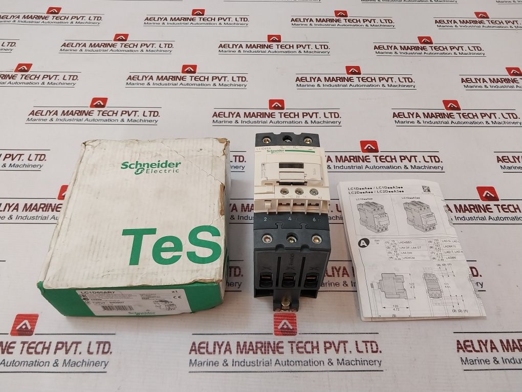 Schneider Electric Telemecanique Lc1d65ar7 3 Pole Contactor 80a