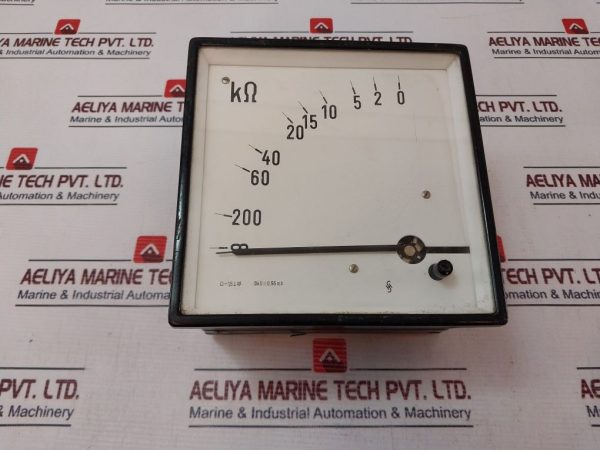 Siemens 0-200, ∞ Kω Analog Panel Meter