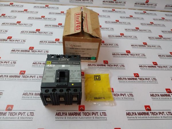 Square D Fal34025 3 Pole Molded Case Circuit Breaker 40°c