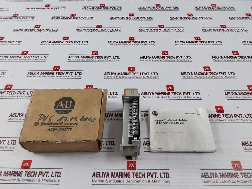 Allen-bradley Rockwell Automation 1769-ow8i Isolated Acdc Relay Output Module 24vdc