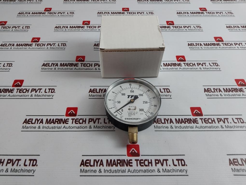 Ashcroft 35-w1005p-02l-xul Pressure Gauge 0-300 Psi