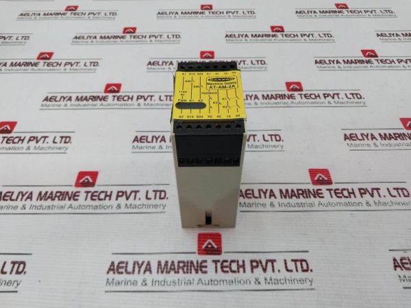Banner Engineering At-am-2a Machine Safety Relay 115vac