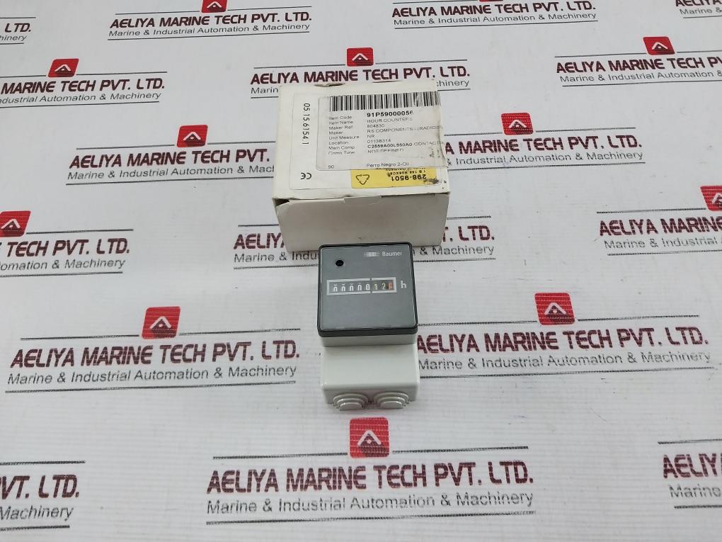 Baumer B 148.006xc8c Electromechanical Hour Meter